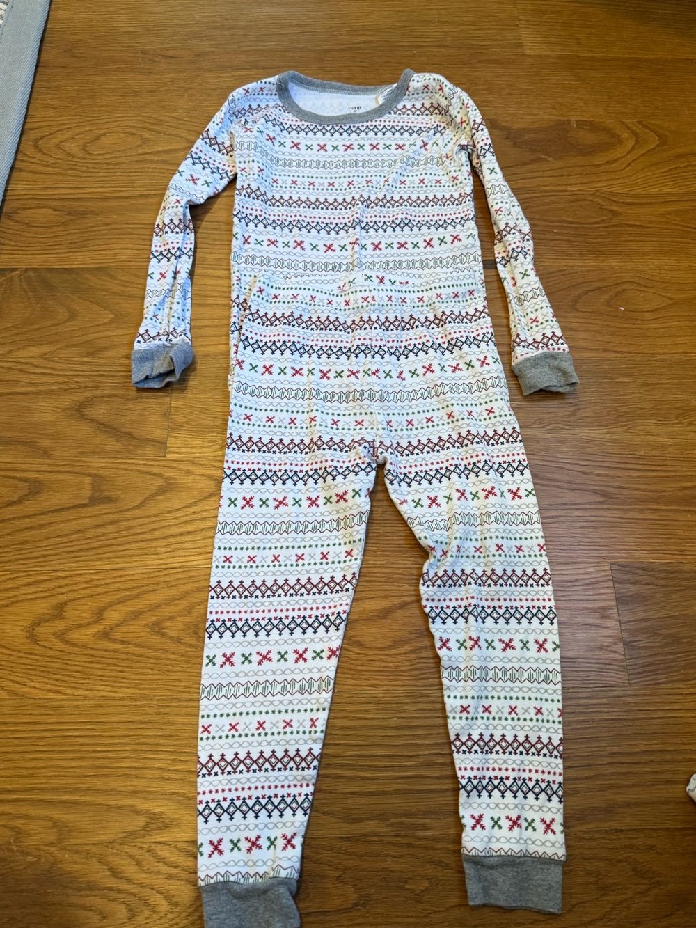 Nanit Kids Fair Isle Holiday Pajama set